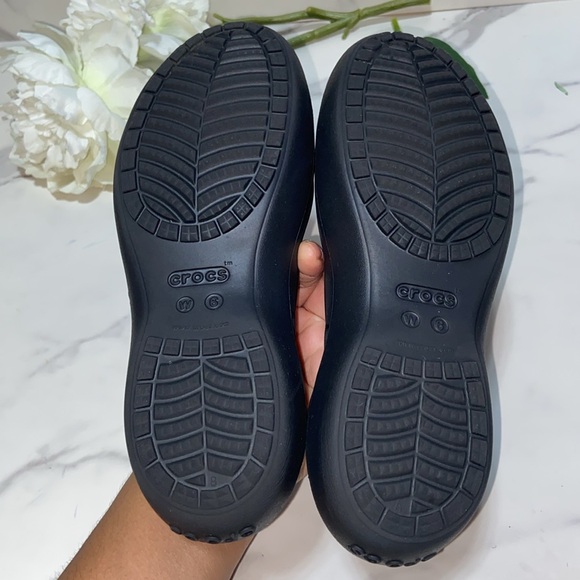 Crocs Malinda Slingback Sandals In Black Size 6 - Picture 12 of 14